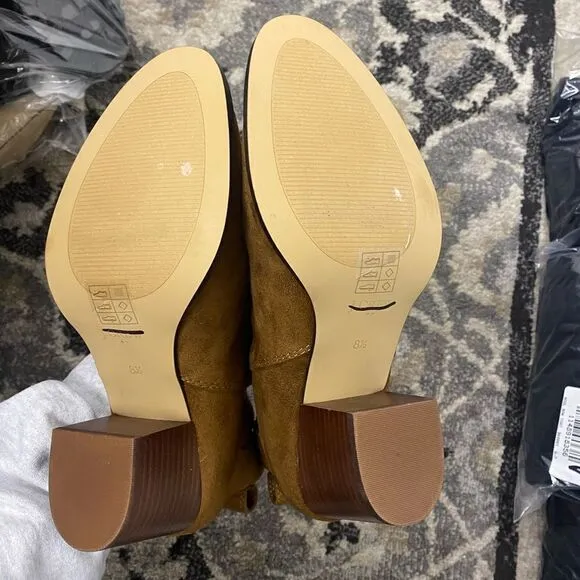 J. Crew Factory Rory microsuede heeled boots Item AR845