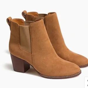J. Crew Factory Rory microsuede heeled boots Item AR845
