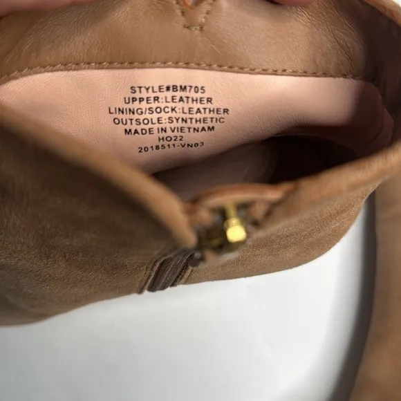 J. Crew Pointed Toe Suede Leather Classic Tan Ankle Boots Heels EUC S-221 Sz 8