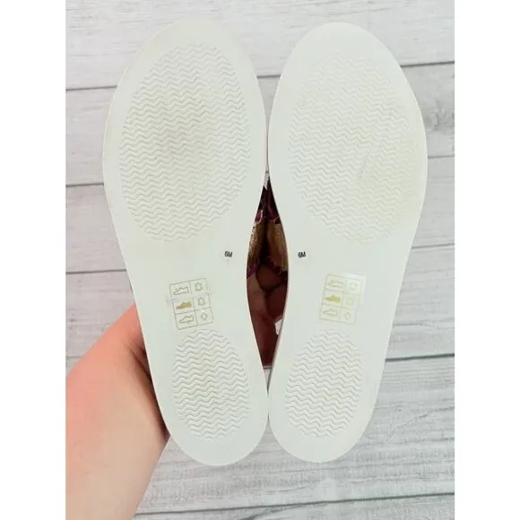 Jack Rogers Compass Rose Embroidered Sandals Vacation Beach Nautical Size 6M