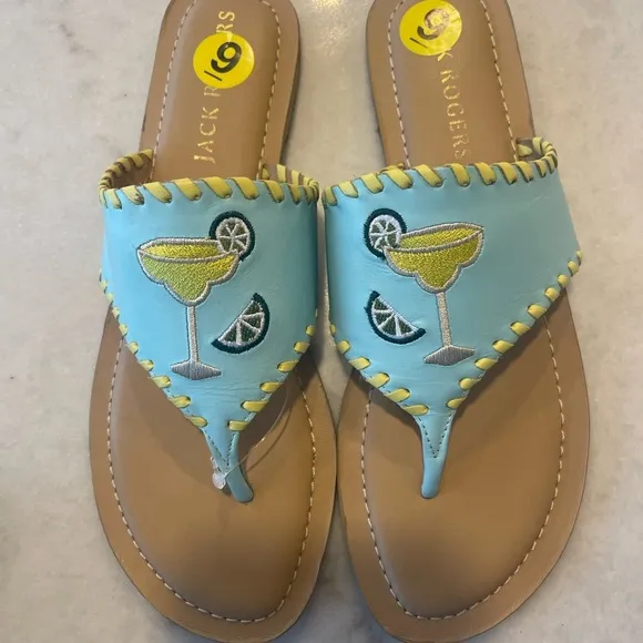 JACK ROGERS MARGARITA SANDALS!!! Quality!!!! Adorable!!! New! Size 9