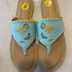 JACK ROGERS MARGARITA SANDALS!!! Quality!!!! Adorable!!! New! Size 9
