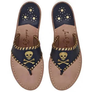 jack rogers skull and cross bone sandals