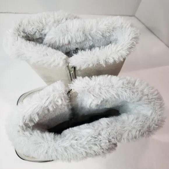 Jambu Baltic Mid Calf Faux Fur Snow Boots Size 7.5