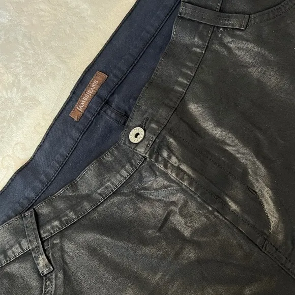 James Jeans Twiggy Z Coated Skinny Blue/Black Size 24 NWT 🎉4X Host Pick🎉