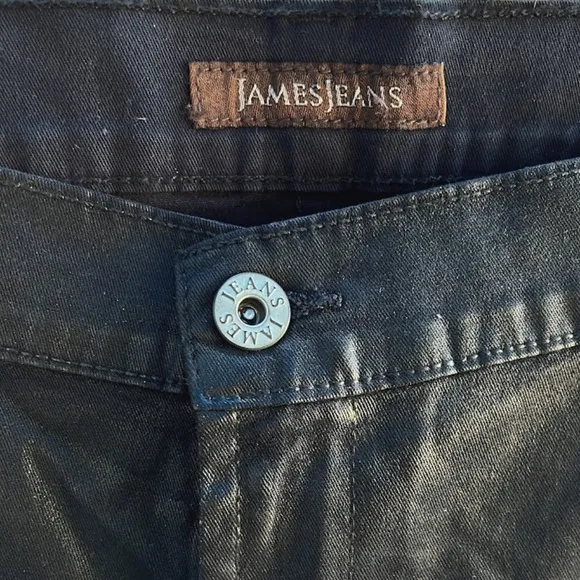 James Jeans Twiggy Z Coated Skinny Blue/Black Size 24 NWT 🎉4X Host Pick🎉