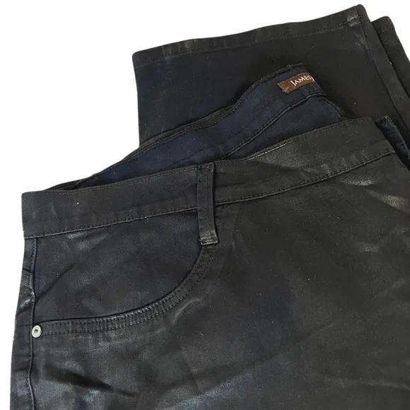 James Jeans Twiggy Z Coated Skinny Blue/Black Size 24 NWT 🎉4X Host Pick🎉