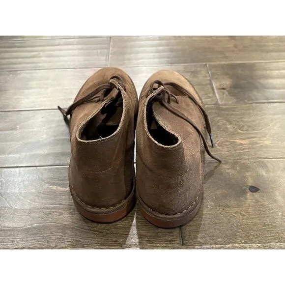 Jcrew Mens Brown Adults' 1990 MacAlister boots in suede Size 9 1/2 0417