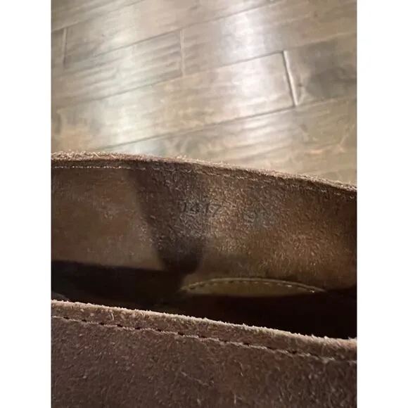 Jcrew Mens Brown Adults' 1990 MacAlister boots in suede Size 9 1/2 0417