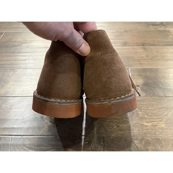 Jcrew Mens Brown Adults' 1990 MacAlister boots in suede Size 9 1/2 0417