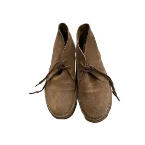 Jcrew Mens Brown Adults' 1990 MacAlister boots in suede Size 9 1/2 0417