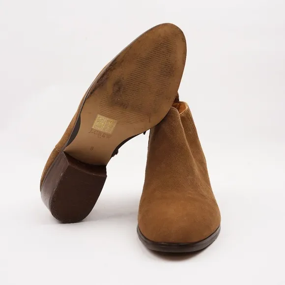 JCREW Size 8 Sawyer Suede Boots in Tan