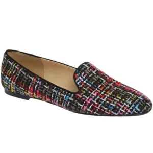 J.CREW Women's Smoking Slipper In RainbowTweed Shoes
