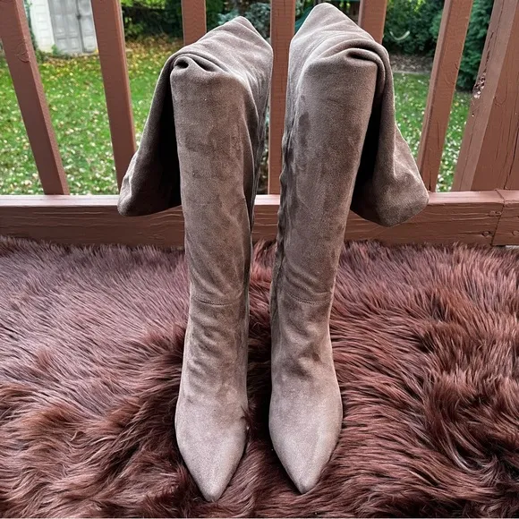 Jeffrey Campbell “Final” Slouch Over The Knee Boots