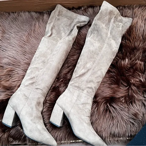 Jeffrey Campbell “Final” Slouch Over The Knee Boots