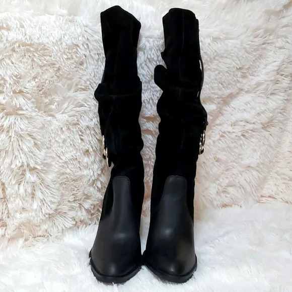 Jessica Simpson Faux Suede Boots Size 8.5 NWOT