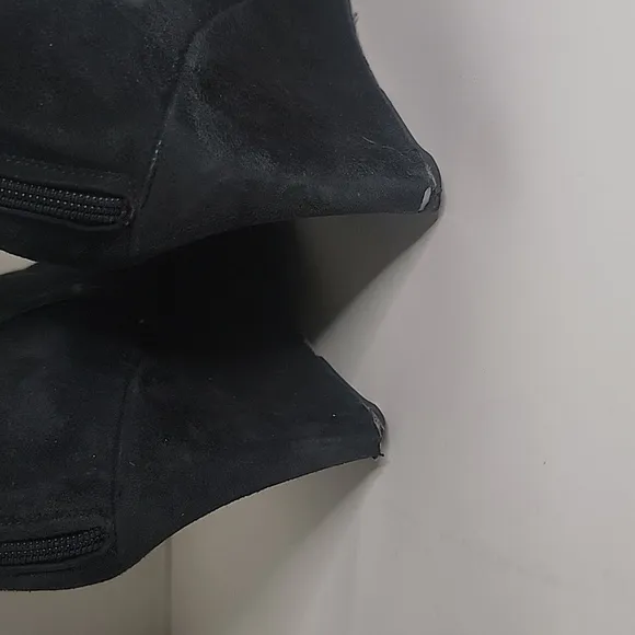 Jimmy Choo Blake Suede Leather Wedge Ankle Boots