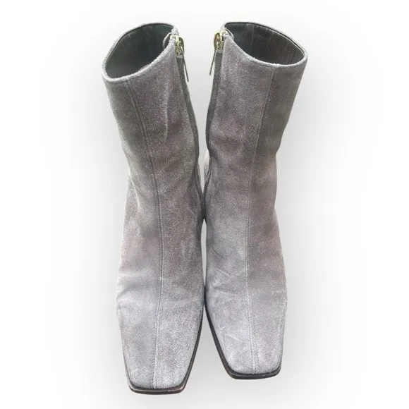 Jimmy Choo Bryelle Suede Heeled Boots Size 37