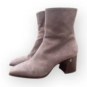 Jimmy Choo Bryelle Suede Heeled Boots Size 37