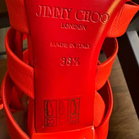 Jimmy Choo Dame Caged Sandals 38.5!