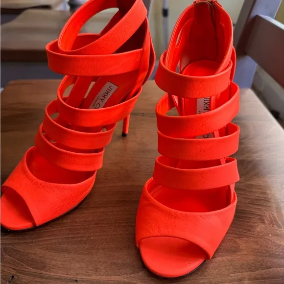 Jimmy Choo Dame Caged Sandals 38.5!