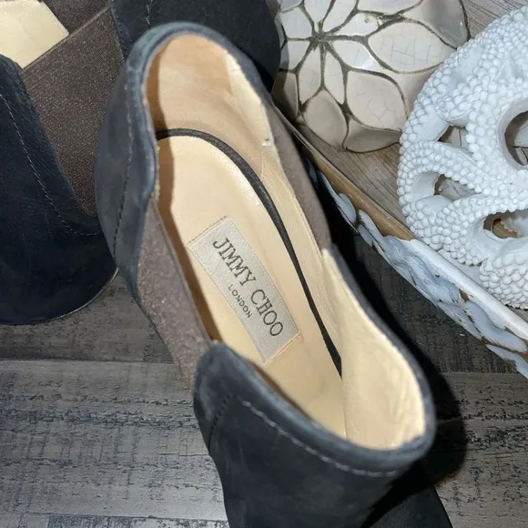 Jimmy Choo Suede Ankle Boots SZ 37​​​​​​​​​