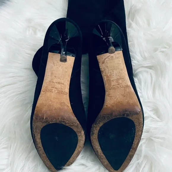 Jimmy Choo Suede Stiletto Boots