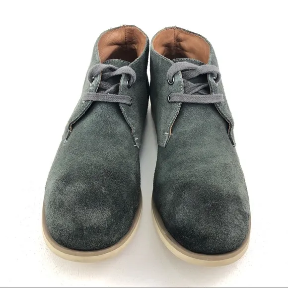 John Varvatos USA Green Suede Chukka Boots