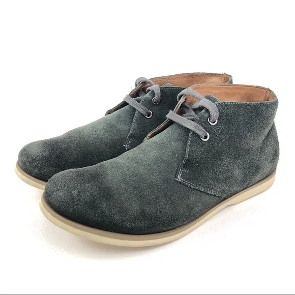 John Varvatos USA Green Suede Chukka Boots