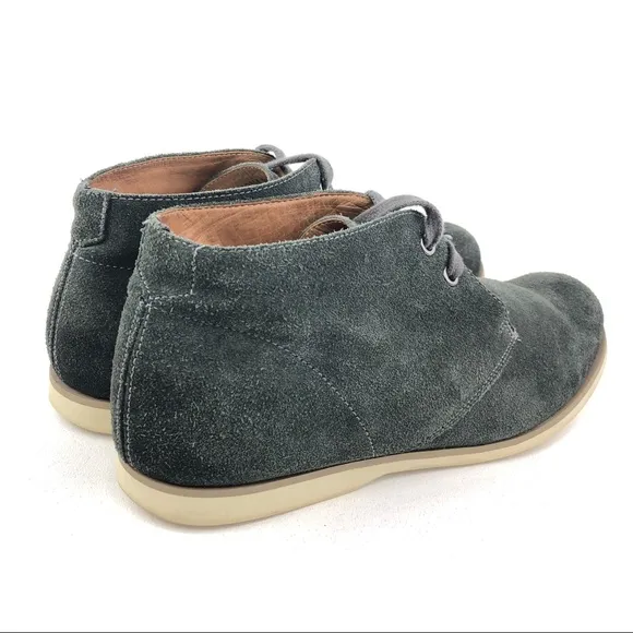 John Varvatos USA Green Suede Chukka Boots