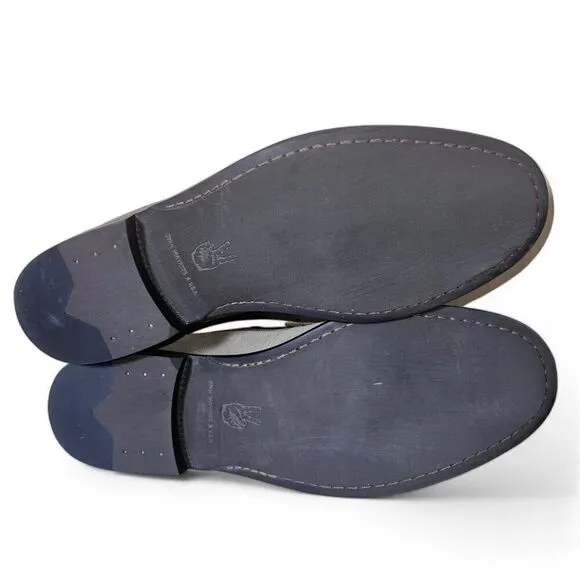 John Varvatos USA Star Slip-on Loafers Brown / Grey Suede 7475 Men's 10M