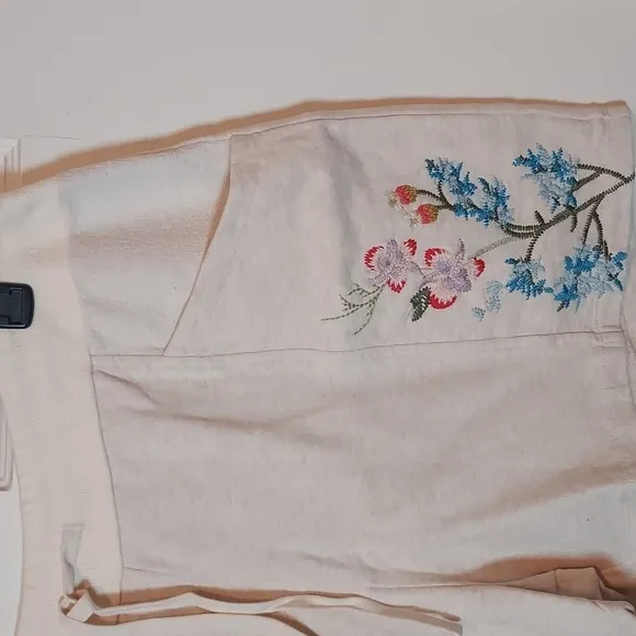 Johnny Was Catalina French Terry Mix Short in Oat