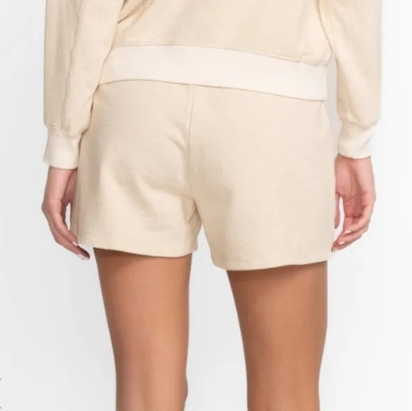 Johnny Was Catalina French Terry Mix Short in Oat