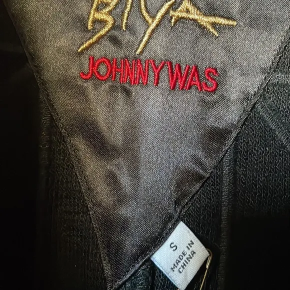 Johnny Was Women’s Biya Diamante Applique Coat size S NWT $900 Patchwork Boho