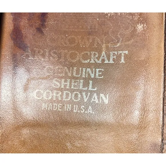 Johnston &amp; Murphy Aristocraft Crown Shell Cordovan Penny Loafer Men's Size 9.5 D