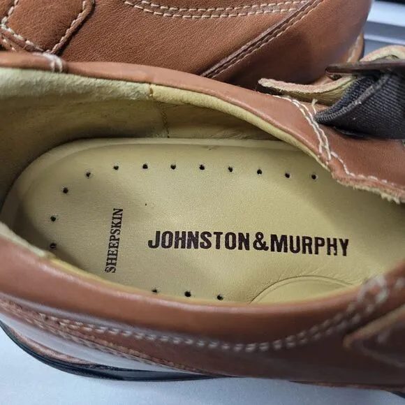Johnston &amp; Murphy Sheepskin Sandals (Size 9.5M)