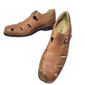Johnston &amp; Murphy Sheepskin Sandals (Size 9.5M)