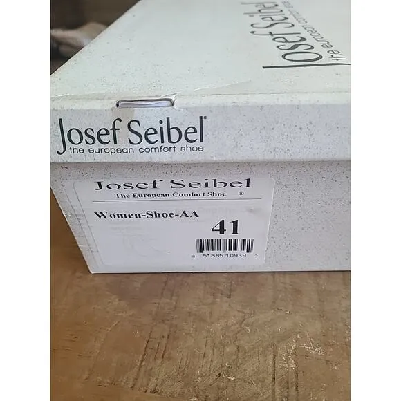 Josef Seibel Daphne Brown Espresso Leather Ankle Boots Womens 41 Waterproof