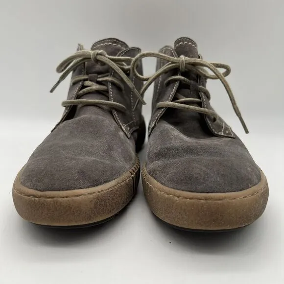 Joseph Seibel Maren 02 Taupe Suede Sherpa Lined Lace Up Chukka Boots Women’s 39
