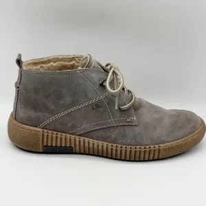 Joseph Seibel Maren 02 Taupe Suede Sherpa Lined Lace Up Chukka Boots Women’s 39