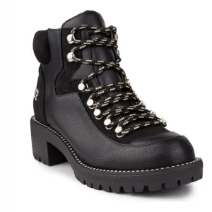 Juicy Couture Indulgence Hiker Black Boots Size 9.5