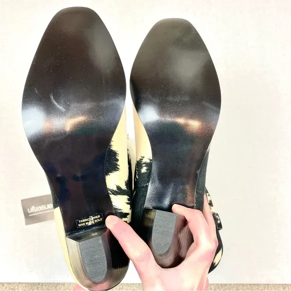 Justin’s Cow Print Suede Cowboy Boots