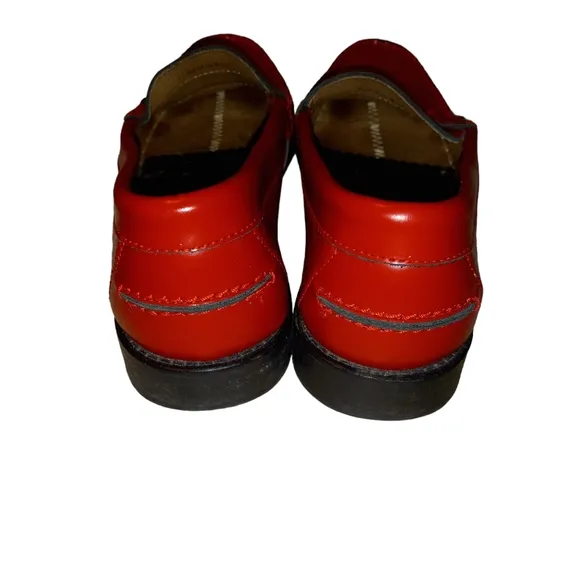 JW Anderson cherry red loafer shoes size 37