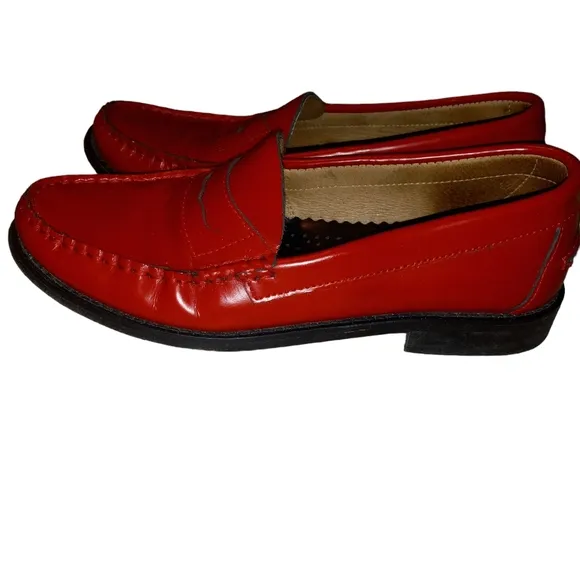 JW Anderson cherry red loafer shoes size 37