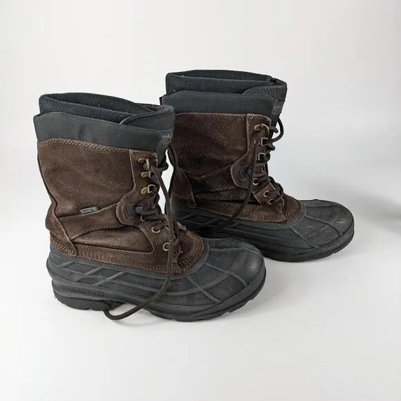 Kamik Mens Size 8 Boots Waterproof Winter Thinsulate Insulated NationPlus EUR 41