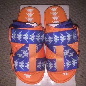 Kappa Kids' Orange and Blue Sandals