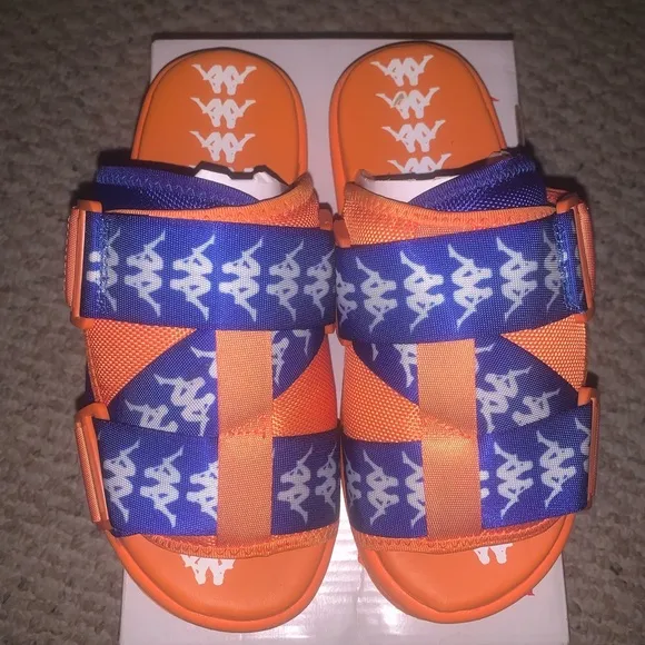 Kappa Kids' Orange and Blue Sandals