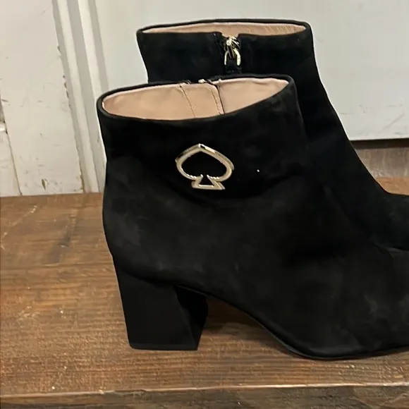 KATE SPADE “ALIHANDRA” LEATHER ANKLE BOOTIES SIZE 8.5