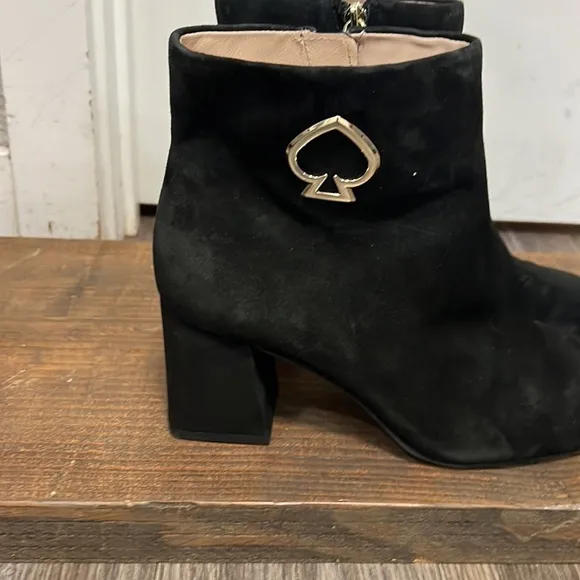 KATE SPADE “ALIHANDRA” LEATHER ANKLE BOOTIES SIZE 8.5
