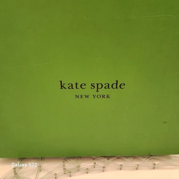 Kate Spade &quot;Flamenco&quot; Metallic Leather Heeled Sandals. Gold. NIB. Size 9